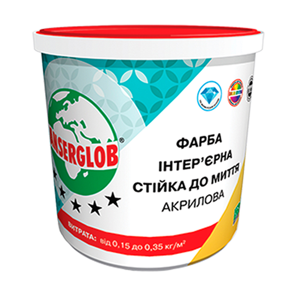 Фарба інтер'єрна акрилова Anserglob